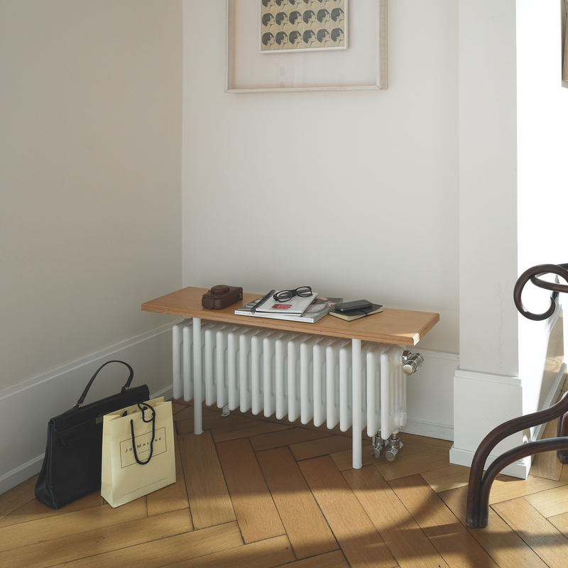 Rendering Zehnder Charleston Relax Decorative radiator Front view