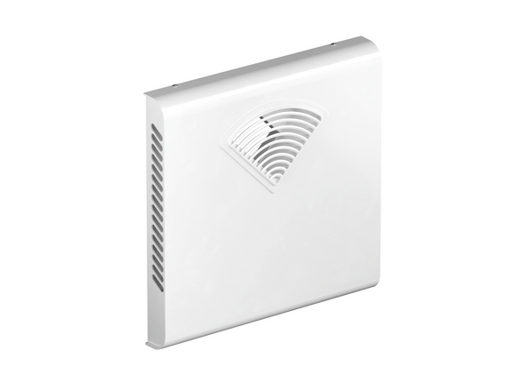 Rendering Zehnder ComfoSpot 50 Comfortable indoor ventilation Angled view