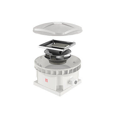 Cut-Out Zehnder ComfoRoof MX Manual Comfortable indoor ventilation 