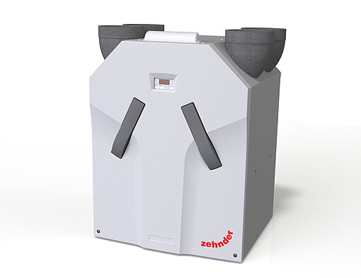 Zehnder_CSY_ComfoAir 300_375 Standard-350-2 met groot logo_Print_79434 Cut-Out Zehnder ComfoAir Standard 375 Comfortable indoor ventilation Front view