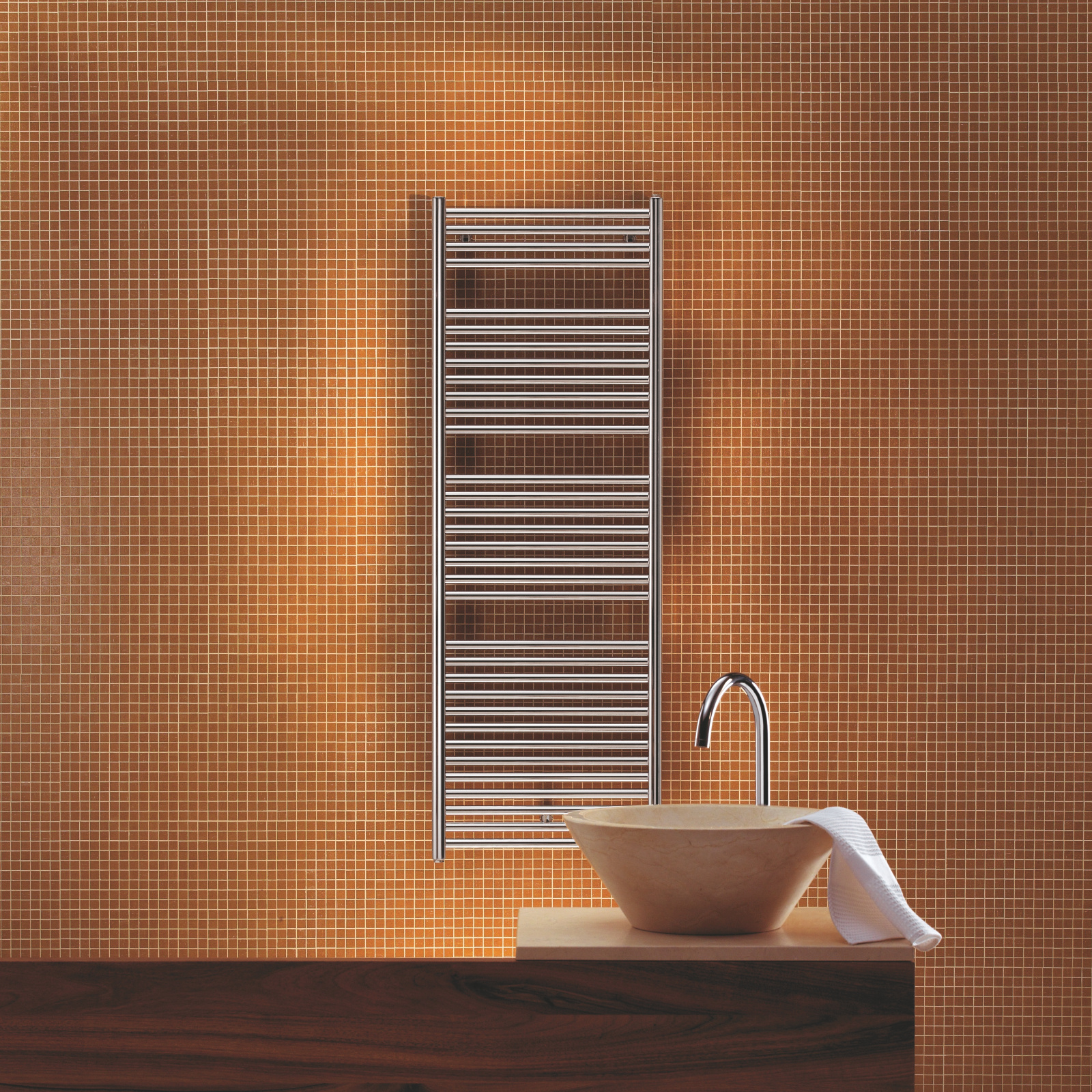 Rendering Zehnder Toga Decorative radiator Front view