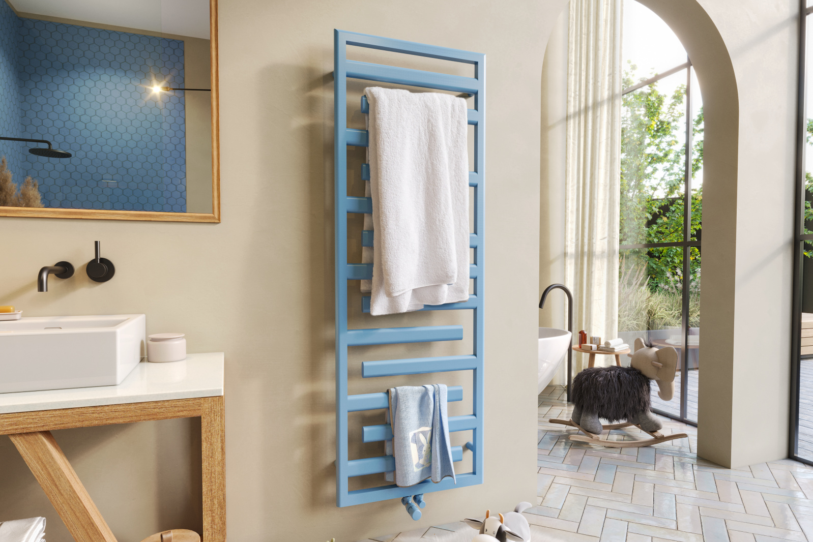 Milieu, bathroom, Tetris 150-50, hot water, children's toys, valve type B,