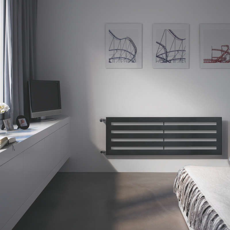 Rendering Zehnder Metropolitan Decorative radiator Front view