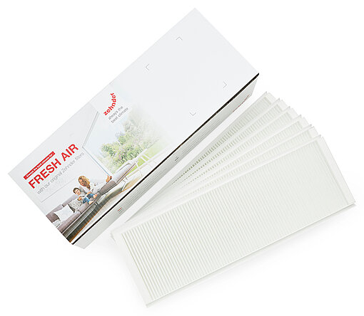 Cut-Out Zehnder ComfoAir Q350 TR Comfortable indoor ventilation Angled view