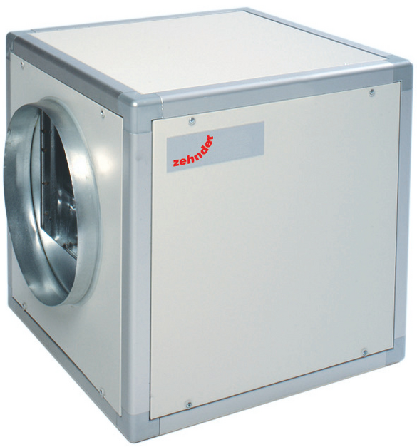 Cut-Out Zehnder CVM Comfortable indoor ventilation 3D view