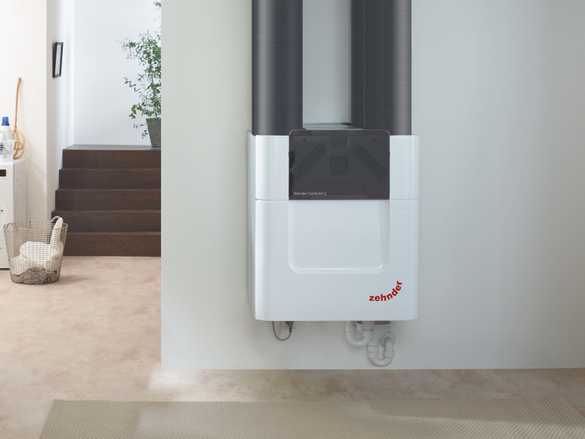 Rendering Zehnder ComfoPipe Compact Comfortable indoor ventilation